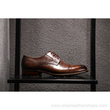 Men Oxfords Embossed Leisure Dress Shoes